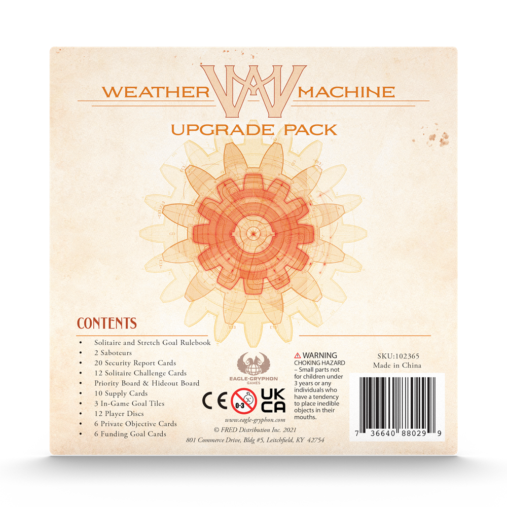 Weather Machine Upgrade Pack Fortress Games