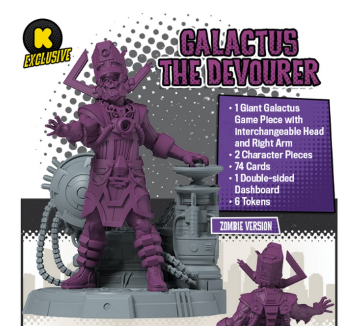 Marvel Zombies Galactus The Devourer Expansion Fortress Games