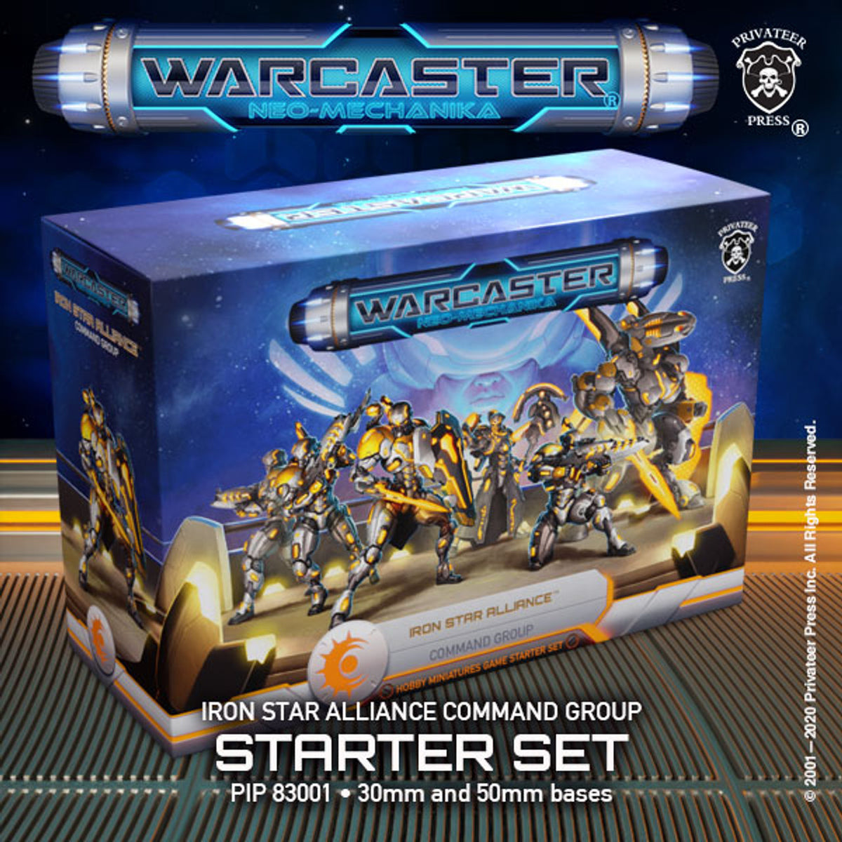 Warcaster Iron Star Alliance Command Group Starter Set Fortress Games