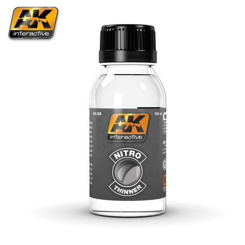 AK-Interactive: (Accessory) NITRO THINNER (FOR CLEAR COLORS AND FOR CLEANING)