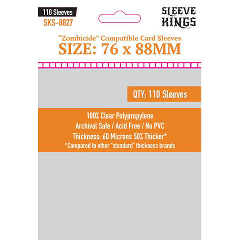 Sleeve Kings: Zombicide Compatible Sleeves (76x88mm) (110)
