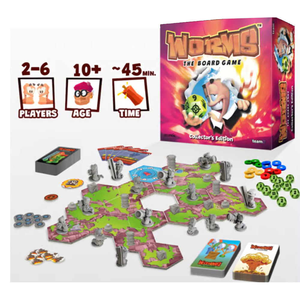 Worms The Board Game Collector s Edition Fortress Games worms-the-board-game-collector-s-edition-fortress-games