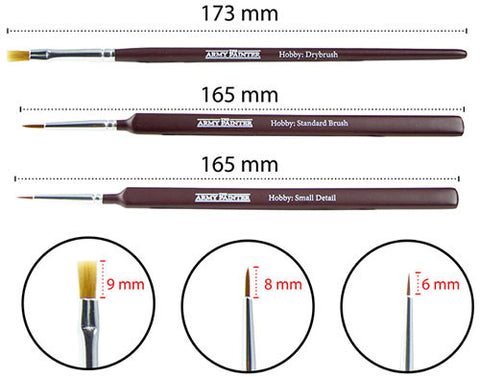 Army Painter: Hobby Starter Brush Set (3)