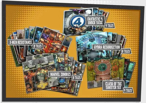 Marvel Zombies extra tiles set