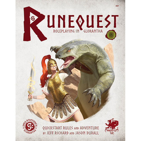 RuneQuest RPG: Roleplaying In Glorantha Quickstart Rules