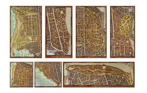 D&D 5th Edition: Waterdeep Dragon Heist - Waterdeep Wards Map Set