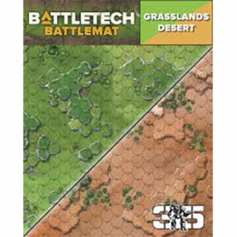 BattleTech Battle Mat: Grasslands Desert