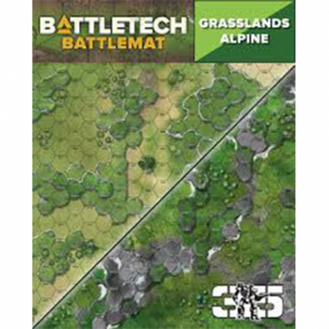 BattleTech Battle Mat: Grasslands Alpine