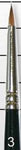 Series 7 Kolinsky Sable: Miniatures Brush #3