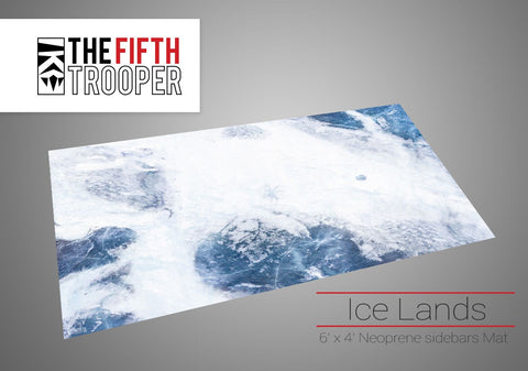 Fifth Trooper : Ice Lands – 6’x4′ Gaming Mat with Carrying Bag