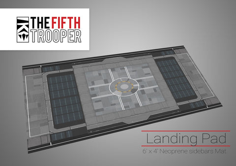 Fifth Trooper : Landing Pad – 6’x4′ Gaming Mat with Carrying Bag