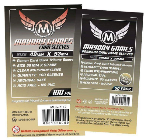 Tribune Card Sleeves (49x93mm) Mayday