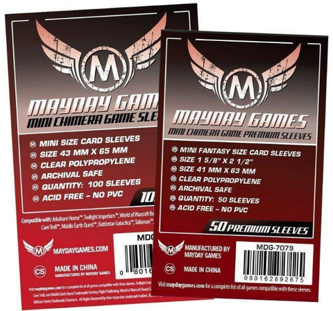 Mini Chimera Card Sleeves (43x65mm) Mayday