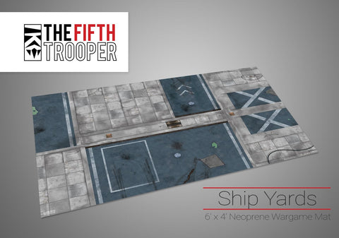Fifth Trooper : Ship Yards – 6’x4′ Gaming Mat with Carrying Bag