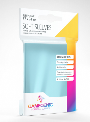 Gamegenic: Soft Sleeves (100 ct)