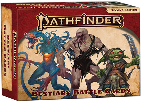 Pathfinder 2E RPG: Bestiary Battle Cards
